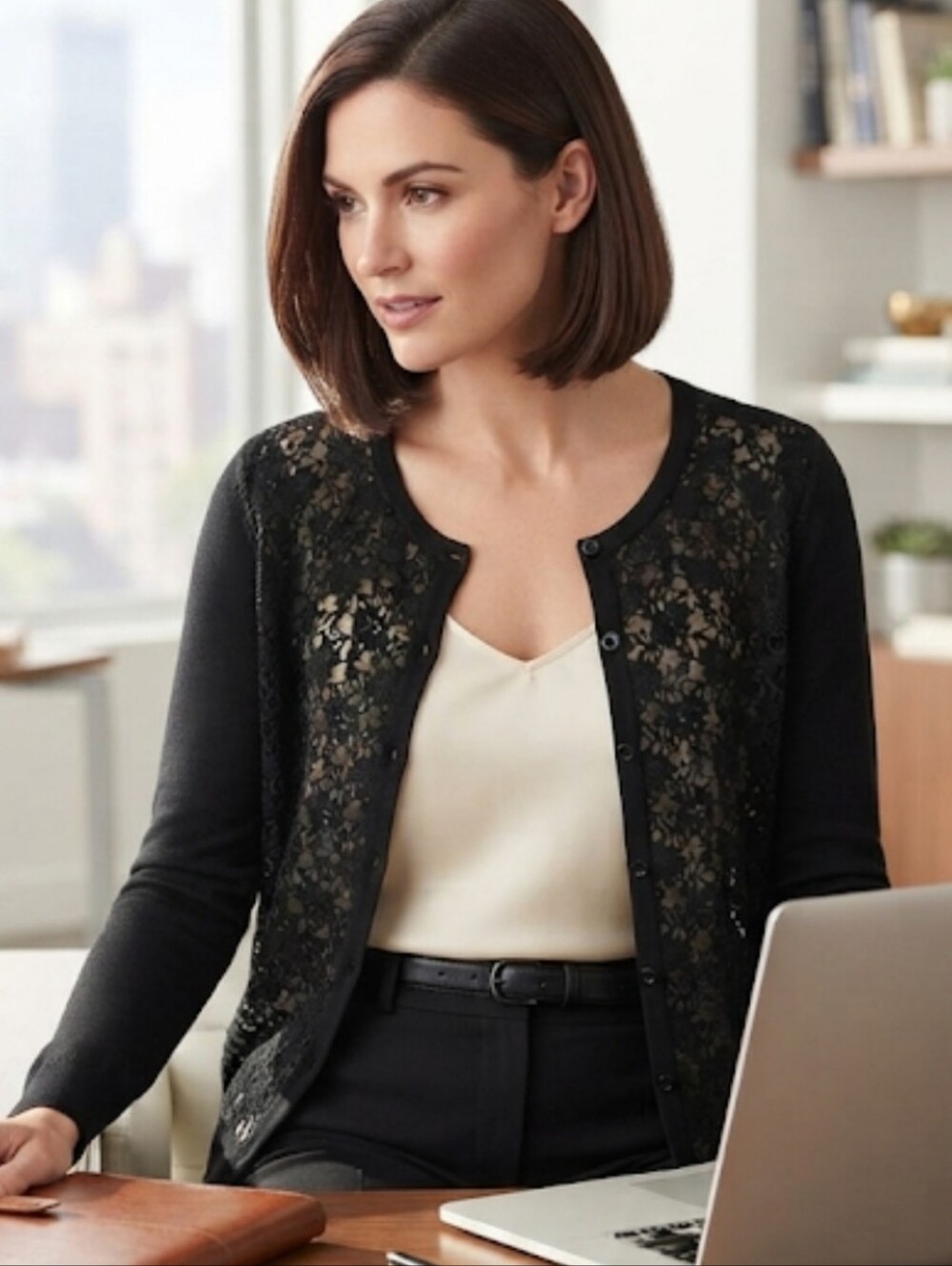 VICTOR COSTA DESIGNER SWEATER